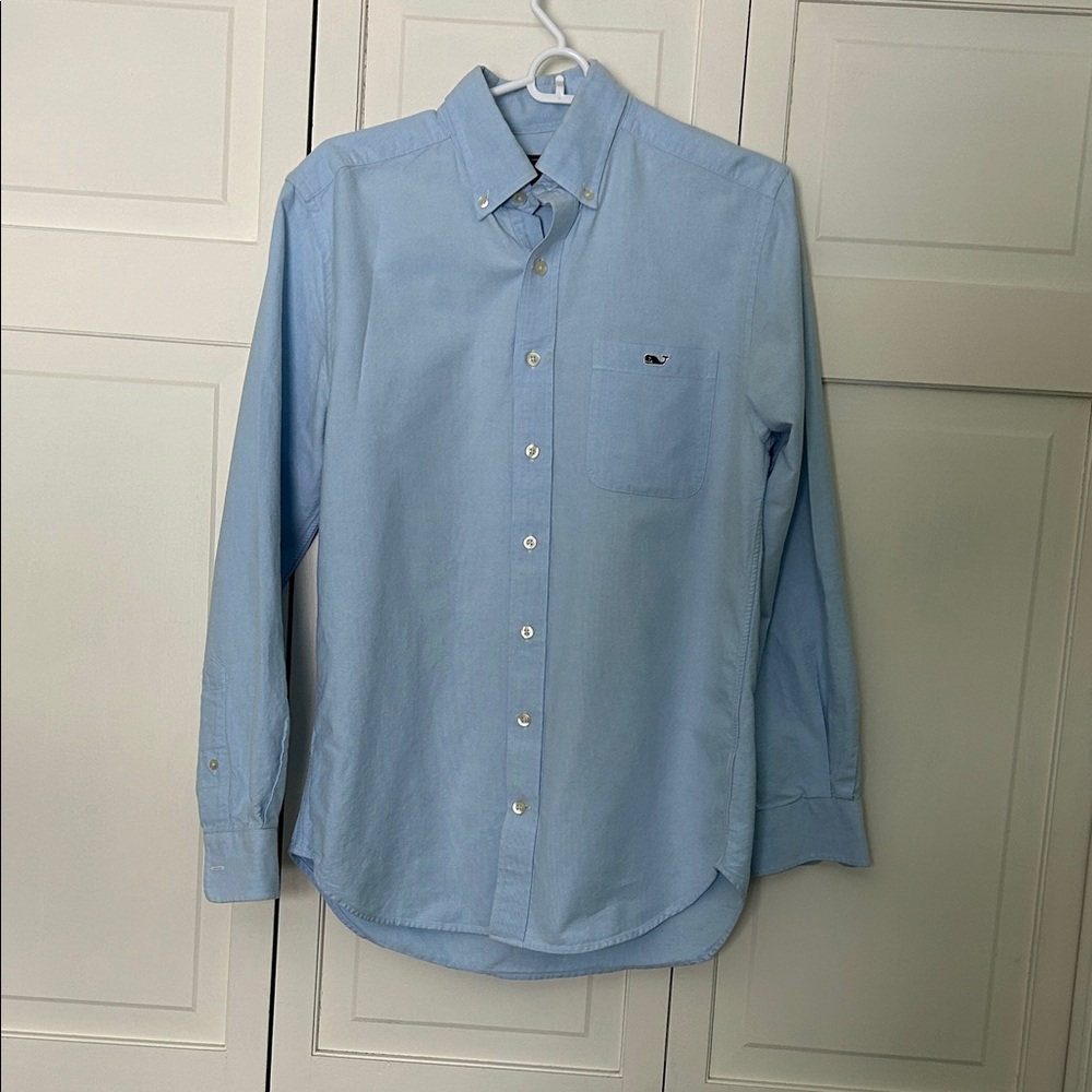 Vineyard Vines Men's Small Sky Blue Casual Button Down Shirt